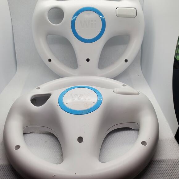 2pcs Mario Kart Racing Steering Wheel for Nintendo Wii Remote Game Controller - Picture 1 of 6
